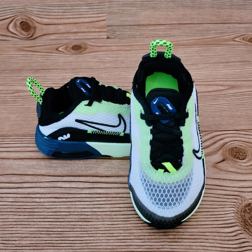 Kids' Black and White Athletic Shoes - Picture 3 of 8